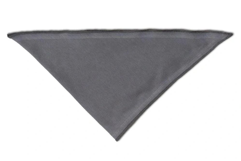 Dětský bavlněný šátek ocelově šedá