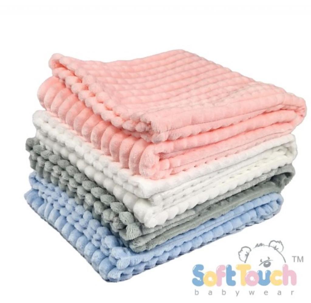 Dětská vaflová deka kostička kapučíno