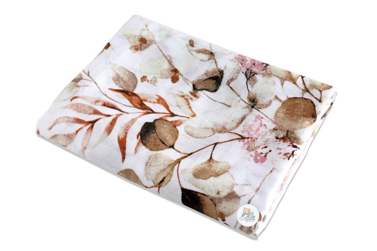 Dětská mušelínová osuška Eukalyptus