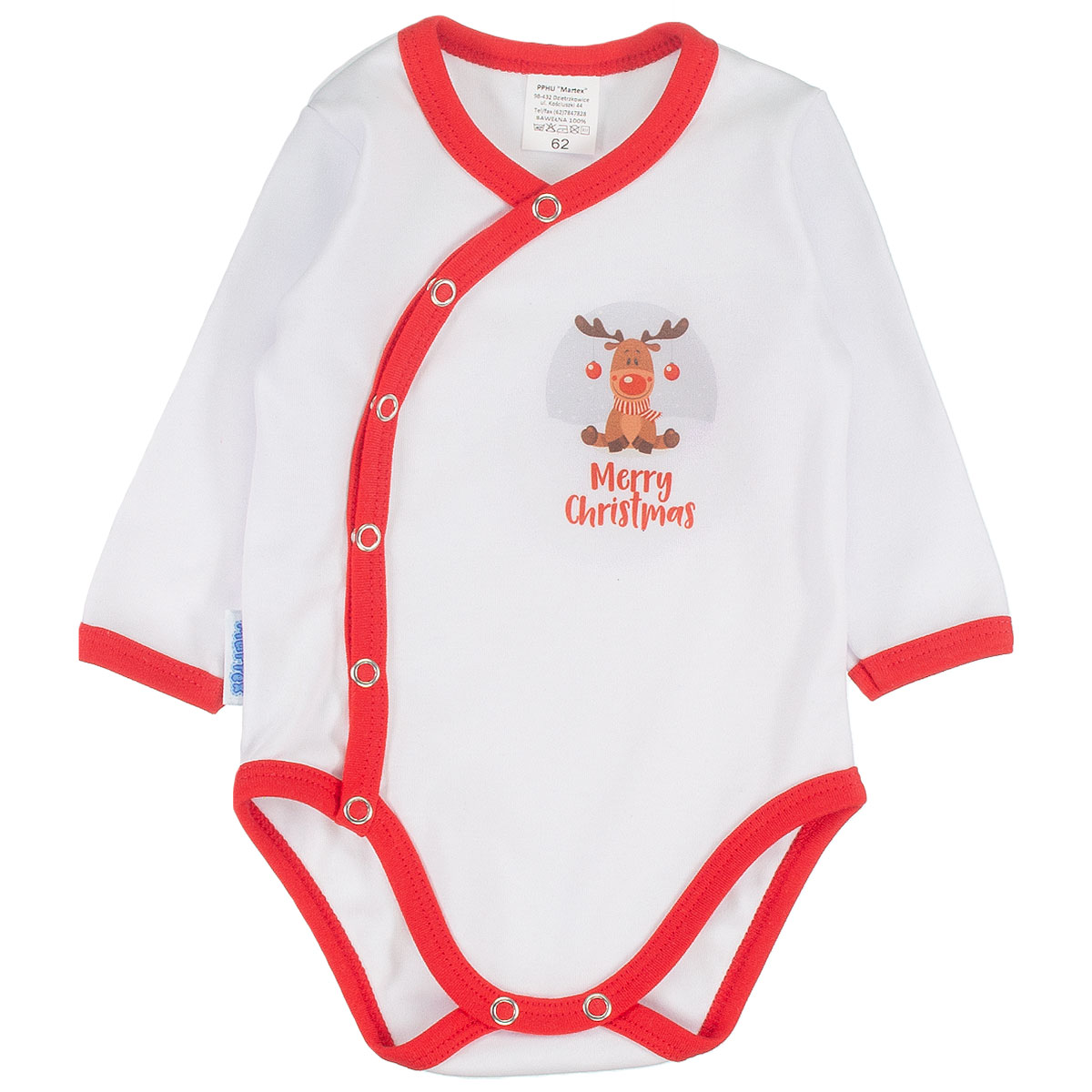 Kojenecká vánoční 2D souprava MERRY CHRISTMAS 56