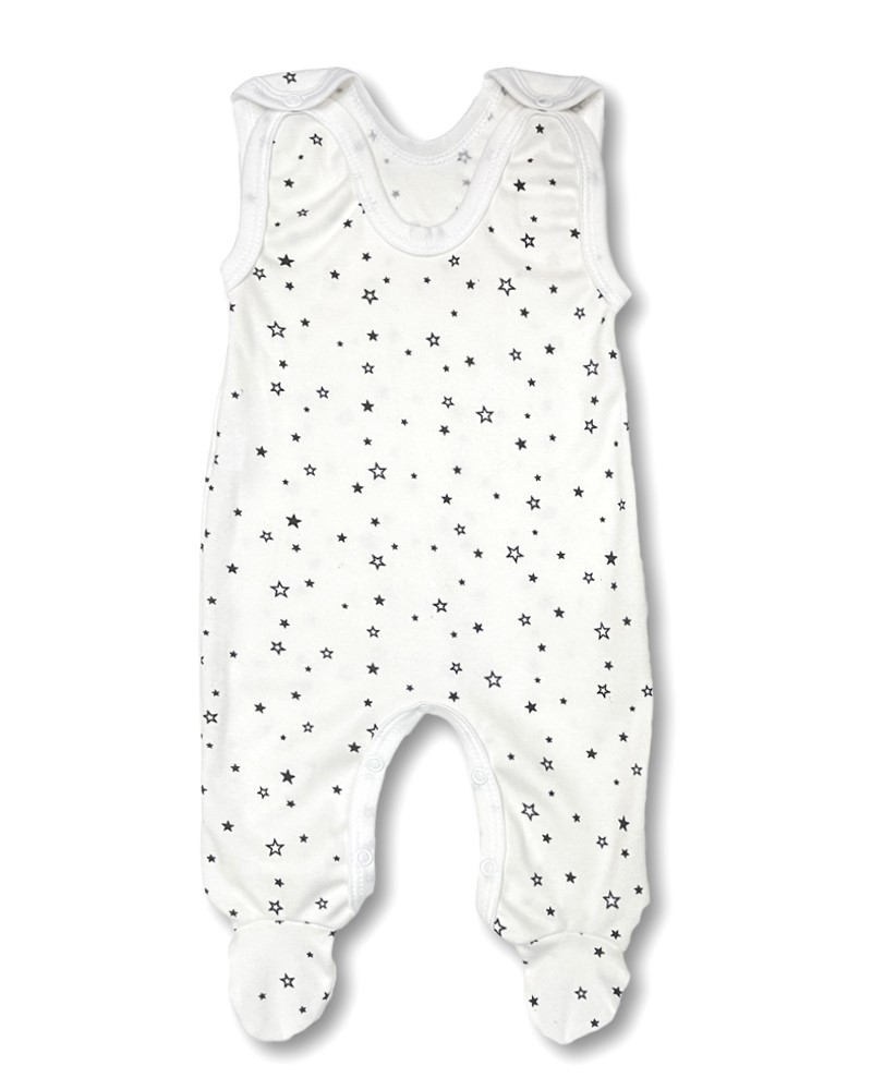 Kojenecké dupačky Černé hvězdičky 44