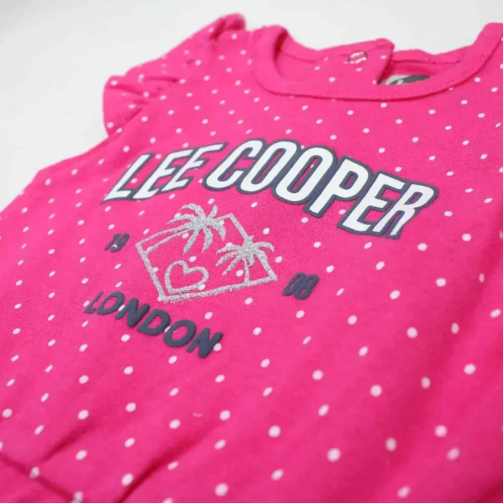 Kojenecký letní overal LEE COOPER Puntík amarant 56