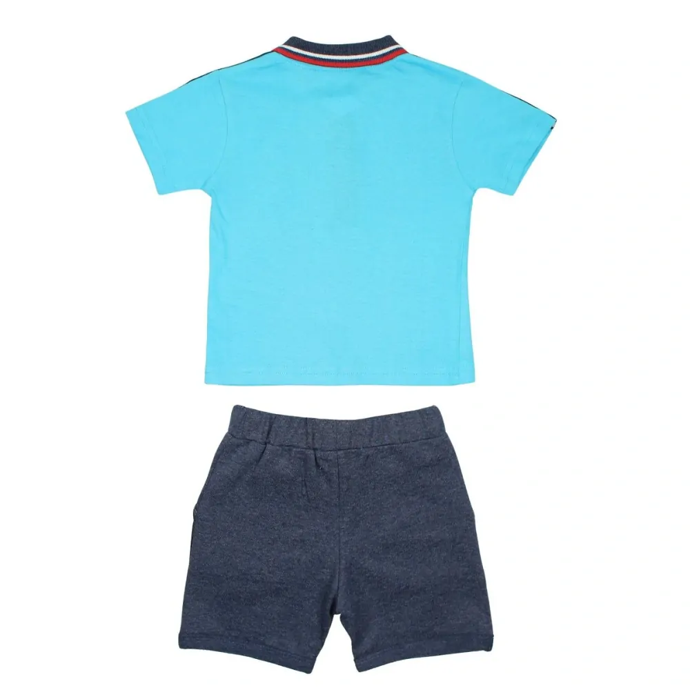 Chlapecká 2D letní souprava LEE COOPER tyrkys 62