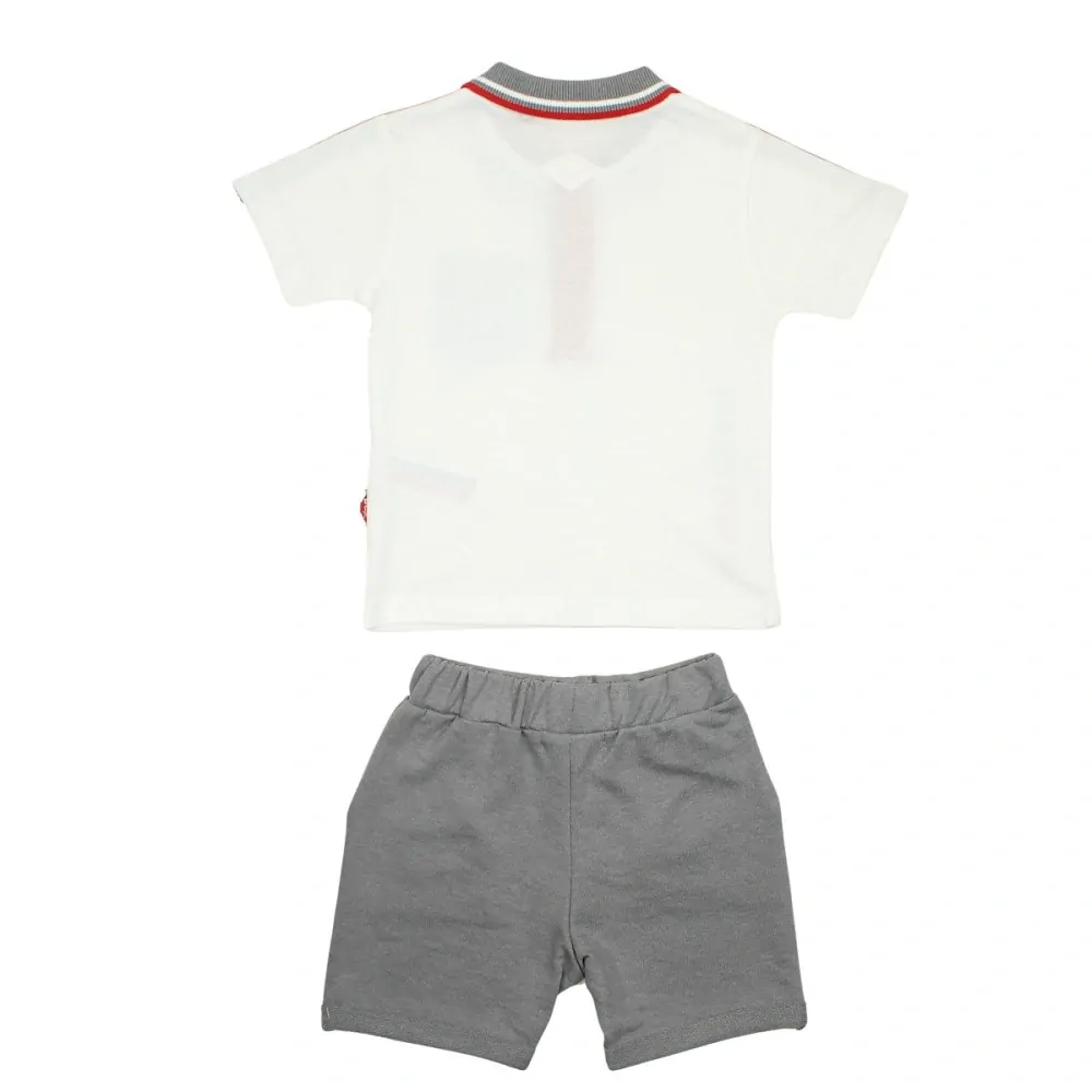 Chlapecká 2D letní souprava LEE COOPER bílá 62