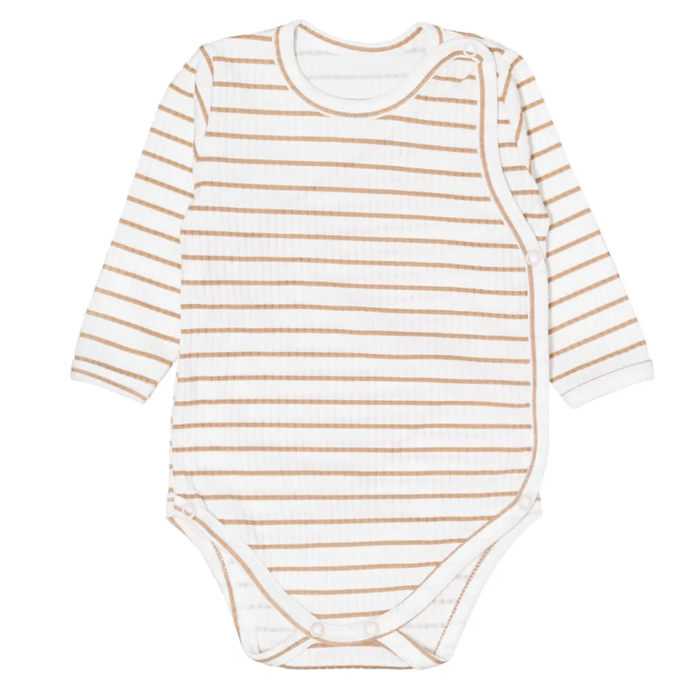 Kojenecká 2D souprava Proužek béžová 56