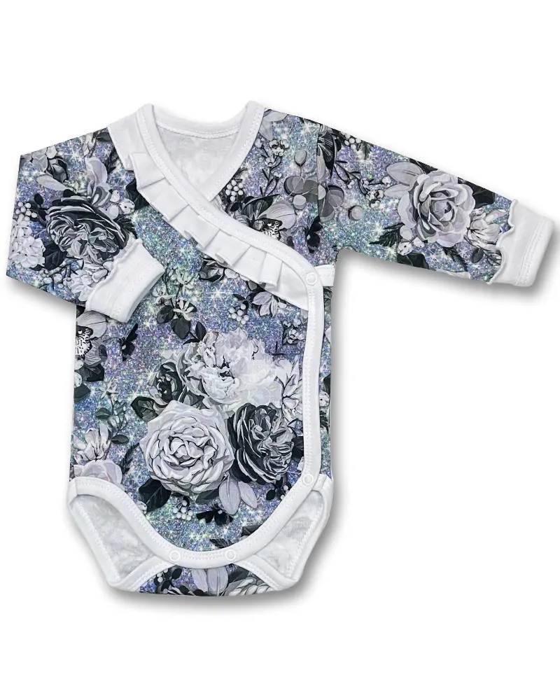 Kojenecká 2D souprava Modrá růže 74