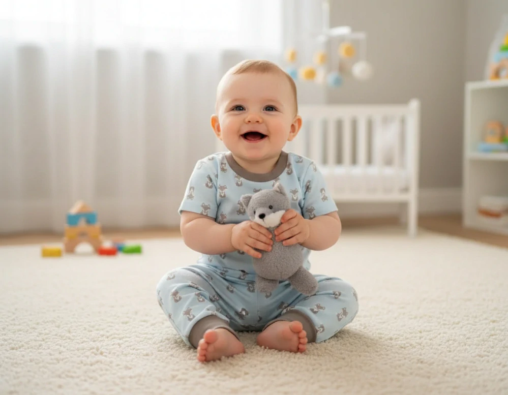 Dětské tričko kr. rukáv Lišáček modrá 86