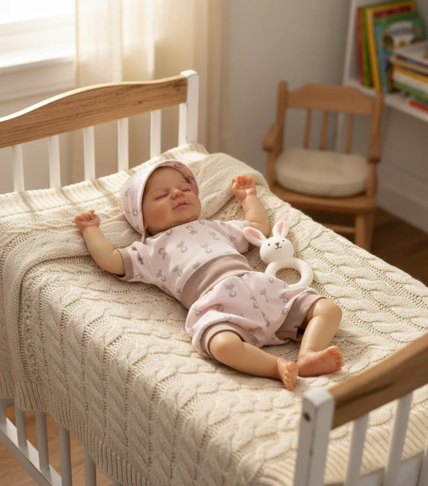 Kojenecká letní 2D souprava Lišáček růžová 50