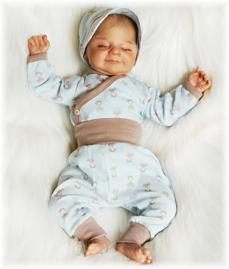 Kojenecké tepláčky Lišáček modrá 50