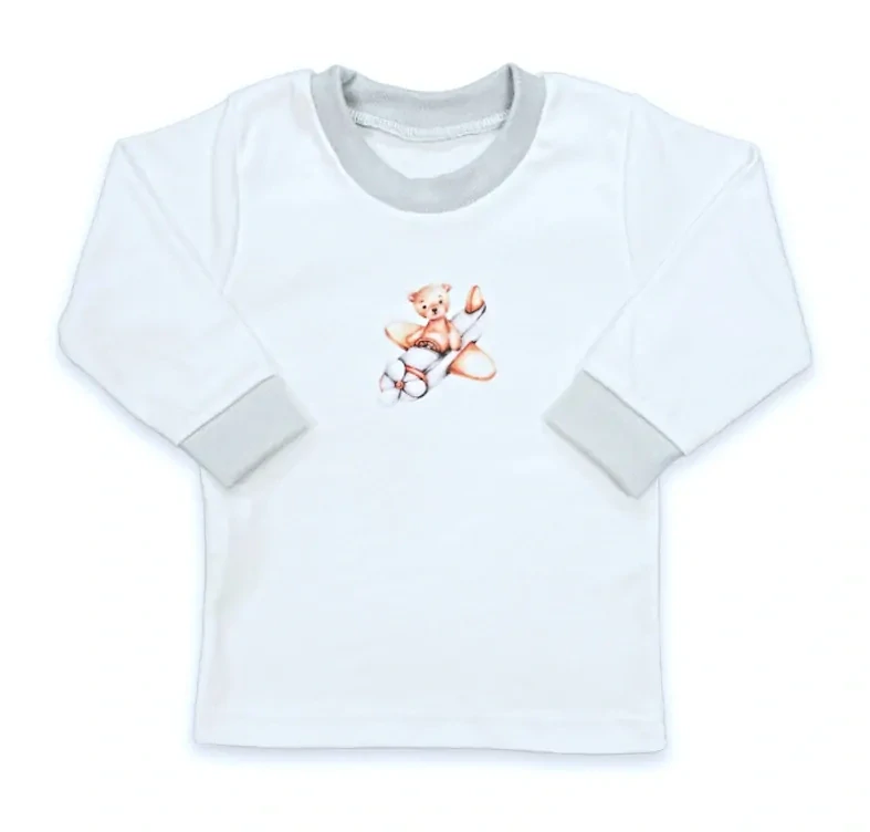 Kojenecké tričko dl. rukáv Pilot 86