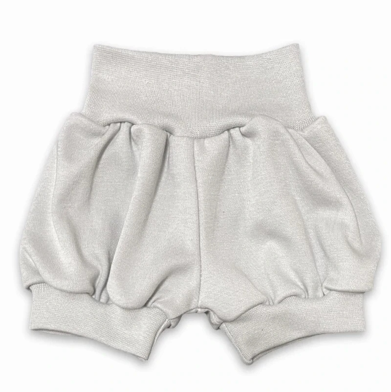 Kojenecké bavlněné kraťasy - šedá 62