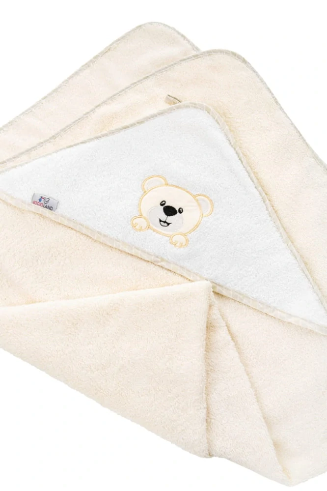 Bocioland dětská froté osuška 80x80 Míša krém