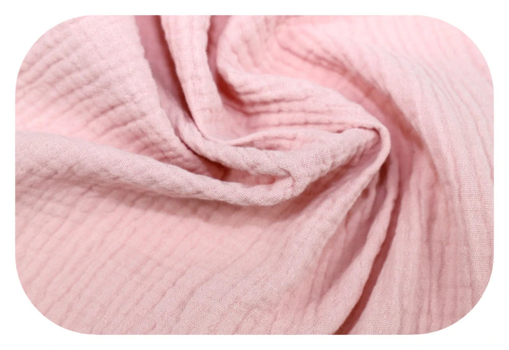 Dětská krepová mušelínová osuška růžová