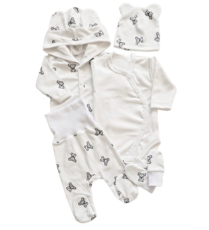 Kojenecká 5D souprava Brum Brumlík bílá 44