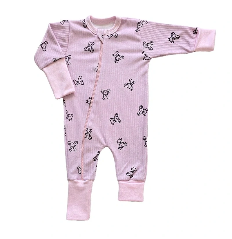 Kojenecký rostoucí žebrovaný overal Brum Brumlík růžová 80/86