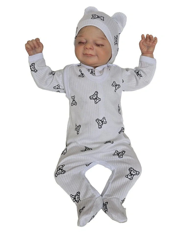 Kojenecká 2D souprava Brum Brumlík bílá 56