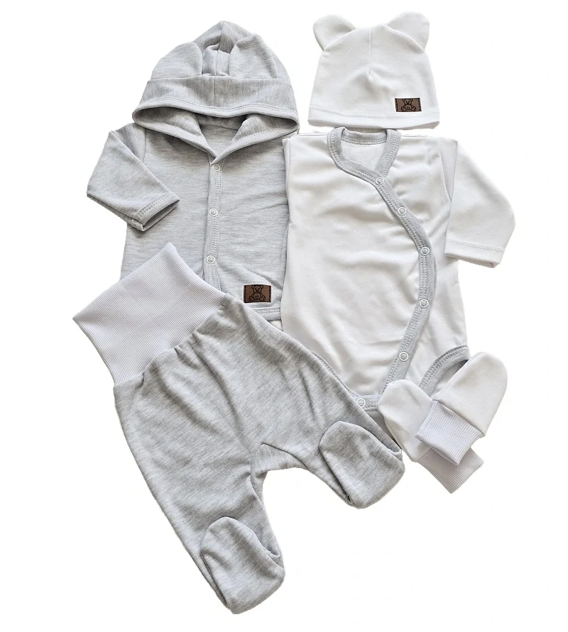 Kojenecká 5D souprava Brumlík šedá 2 48