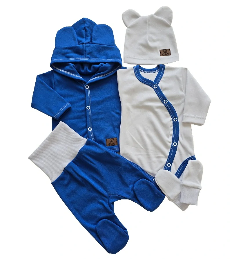 Kojenecká 5D souprava Brumlík modrá 48