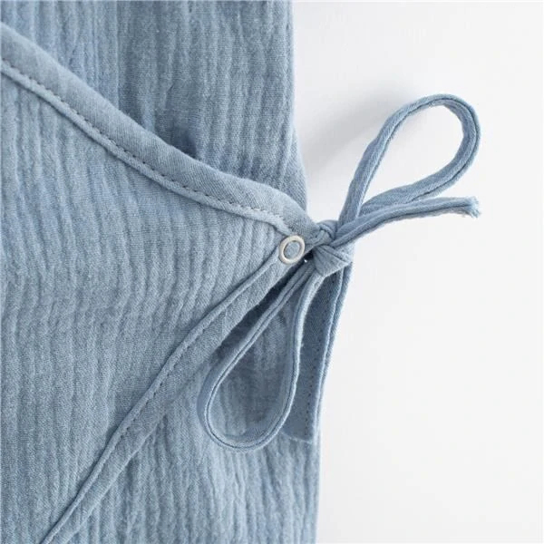 Kojenecký letní mušelínový overal modrá 86