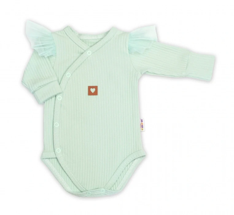 Kojenecká lux 3D souprava Sweet angel máta 62/68