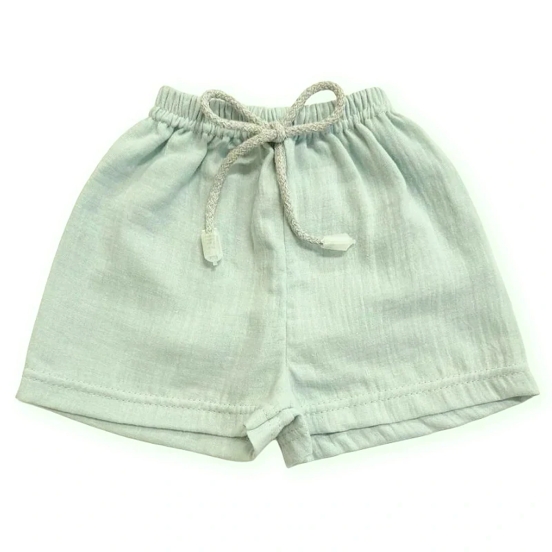 Dětské mušelínové kraťasy mint 92
