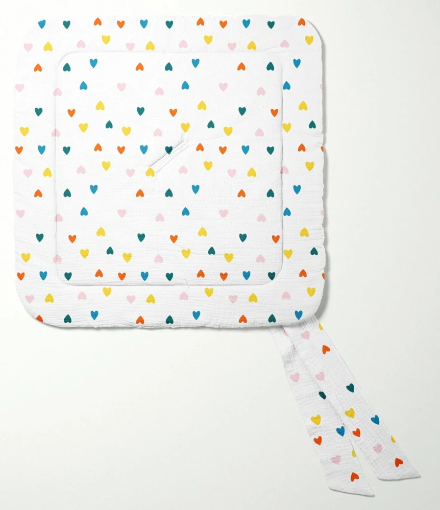 Mušelínová zavinovačka Srdíčka