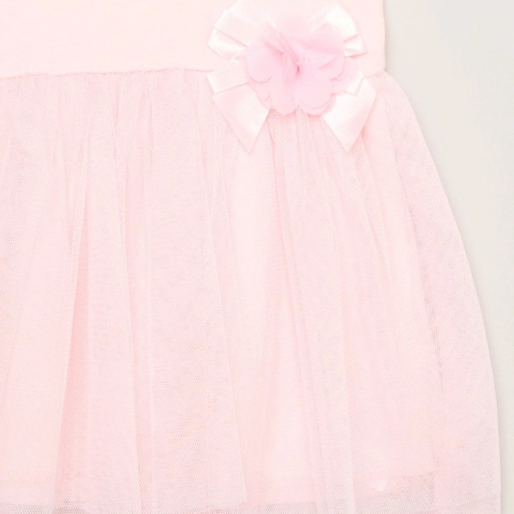 Dívčí šaty s tylovou sukýnkou a čelenkou růžové – Rock A Bye Baby BOUTIQUE 80