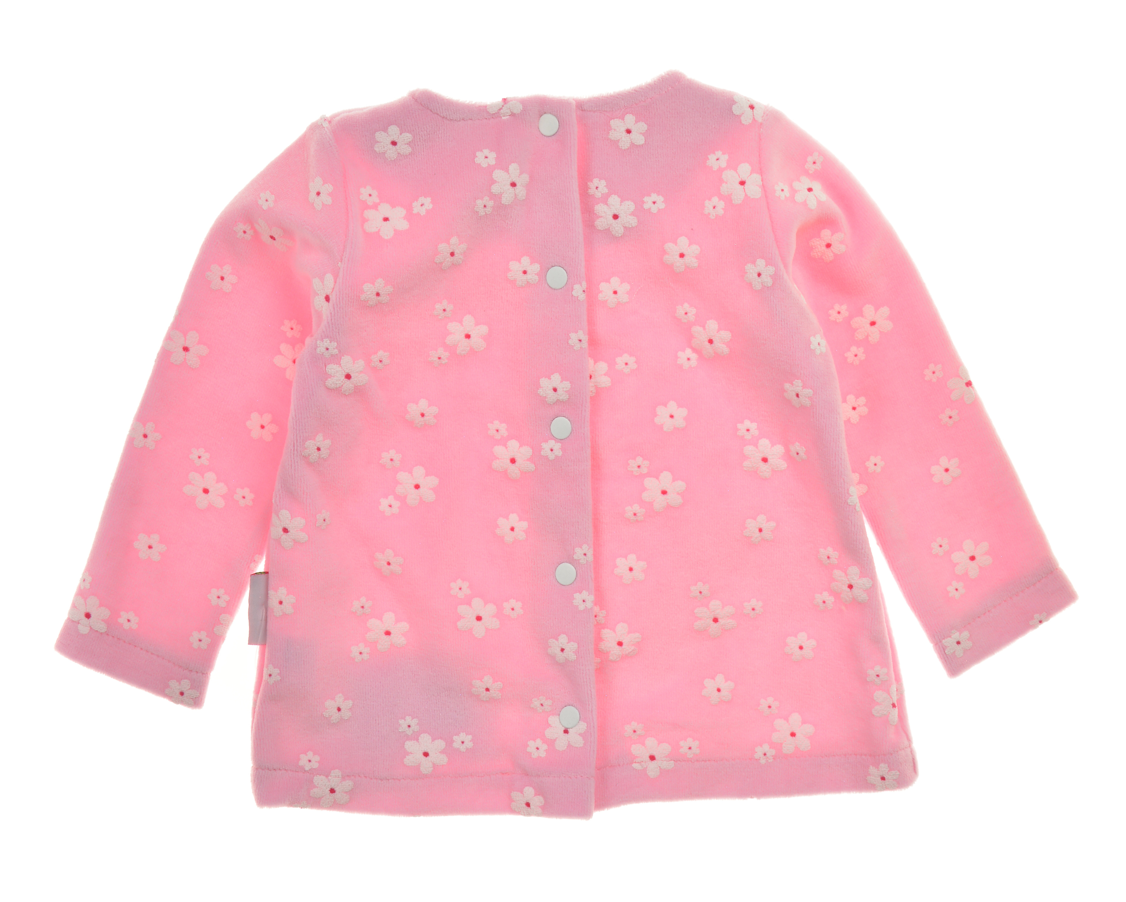 Kojenecká 2D souprava Růžové květinky 68