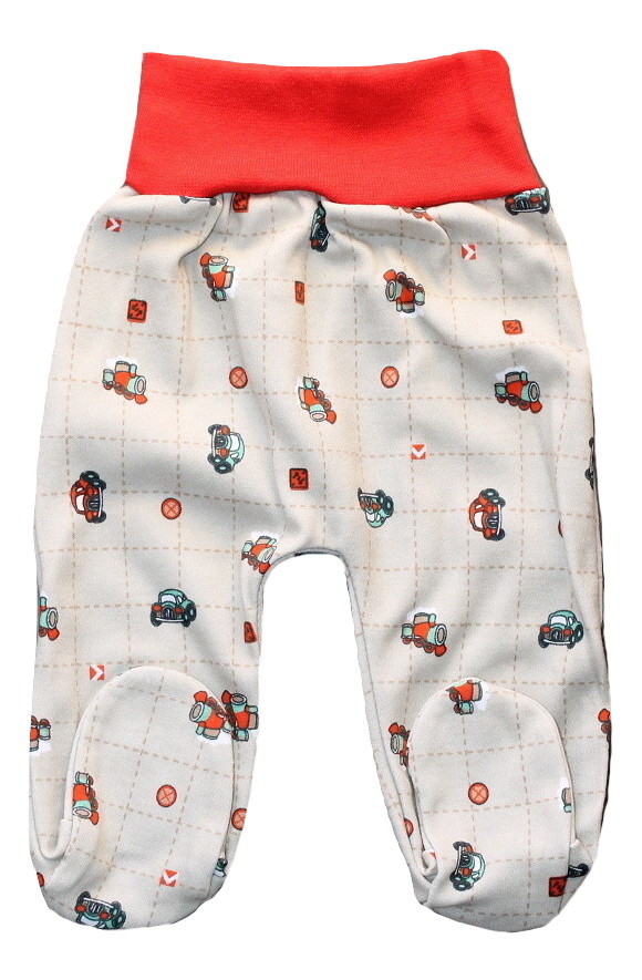 Kojenecké dupačky Červená auta 50