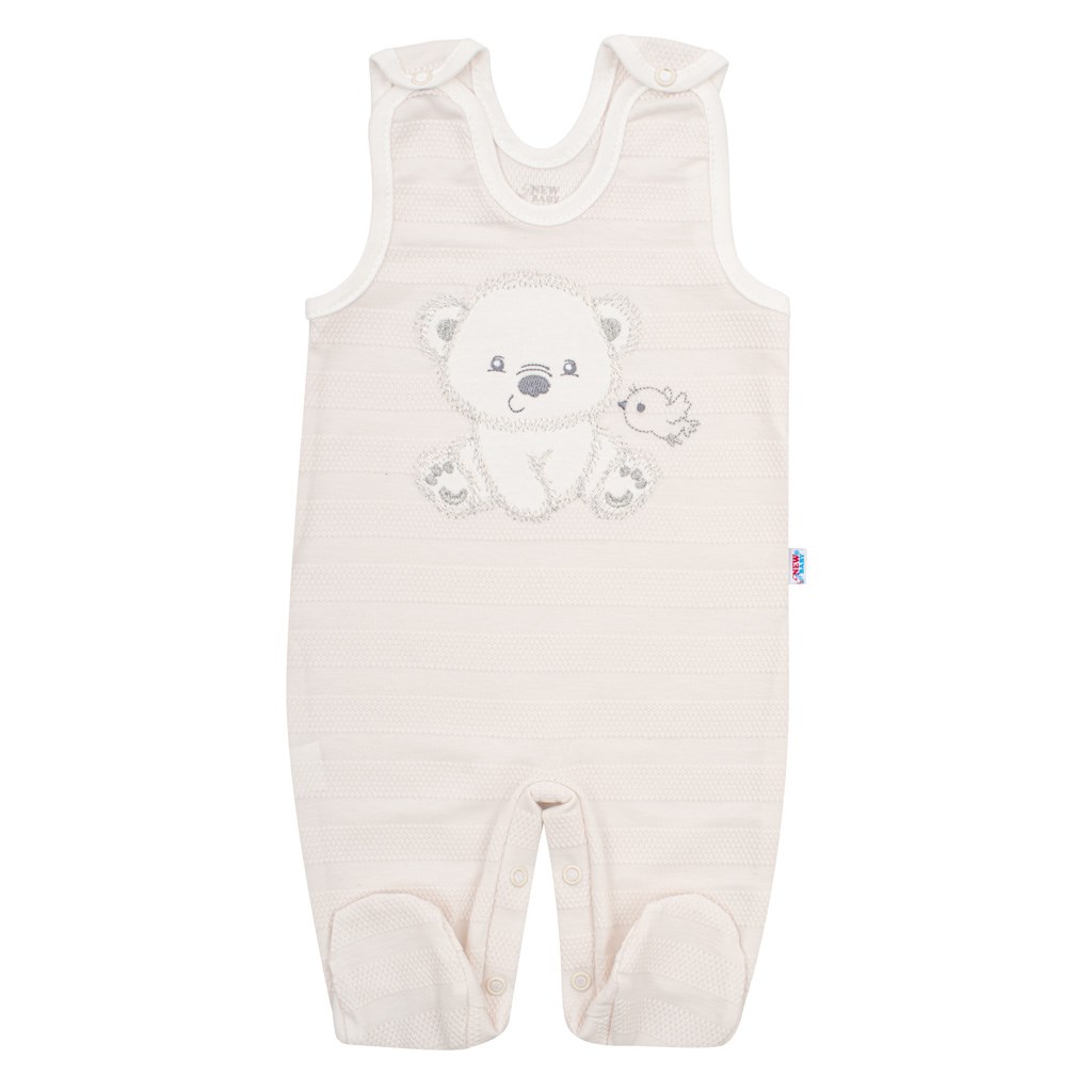 Kojenecká 4D souprava do porodnice SWEET BEAR smetanová 50