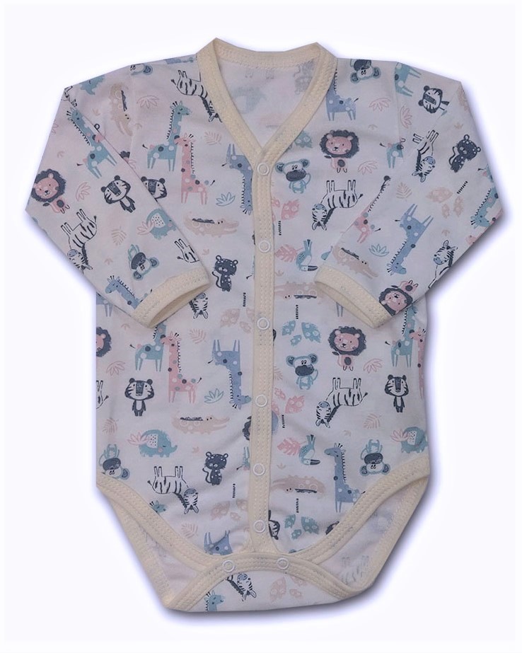 Kojenecké dupačky Safari krém 50