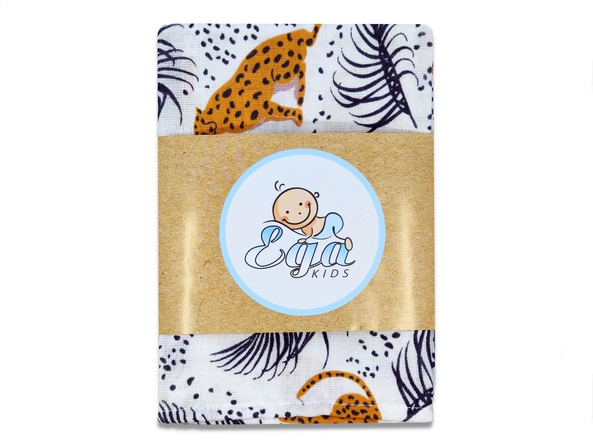 Mušelínové mini plenky Leopard