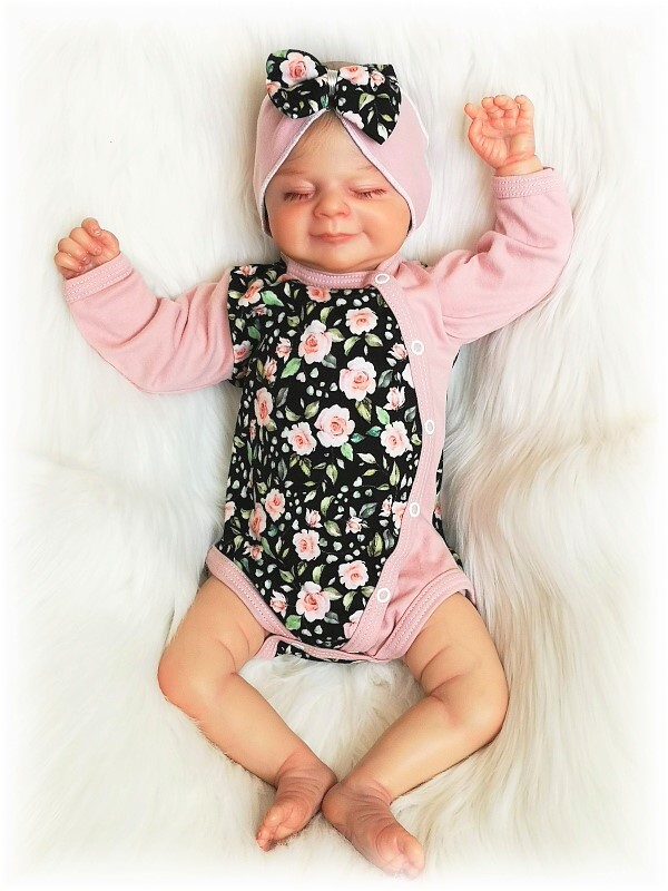 Dívčí čelenka Rose powder