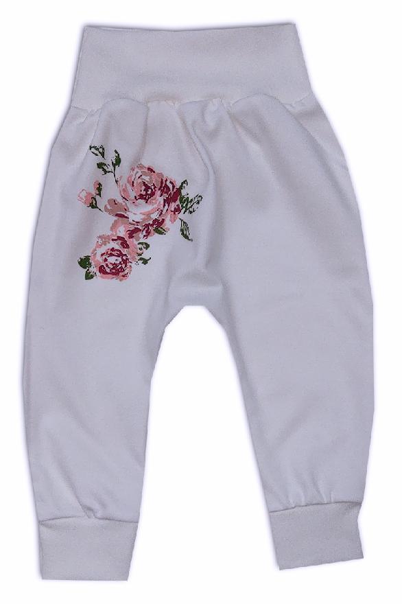 Kojenecká 2D souprava body+tepláčky Růžička PU 50