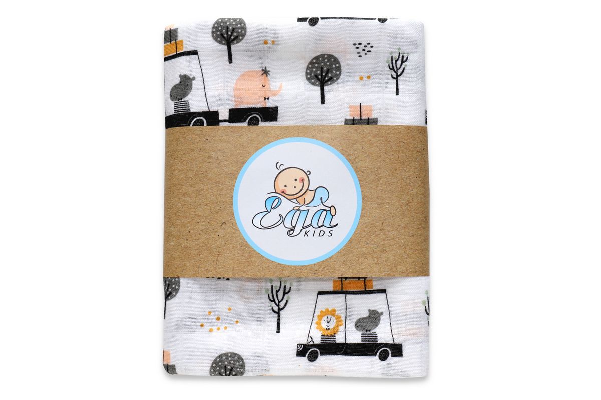 Dětská bambusová osuška Výlet do ZOO