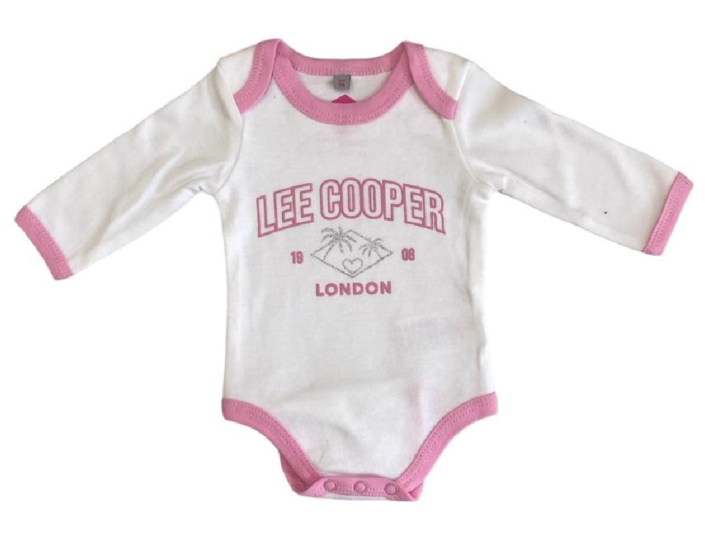 Kojenecké body LEE COOPER růžový puntík