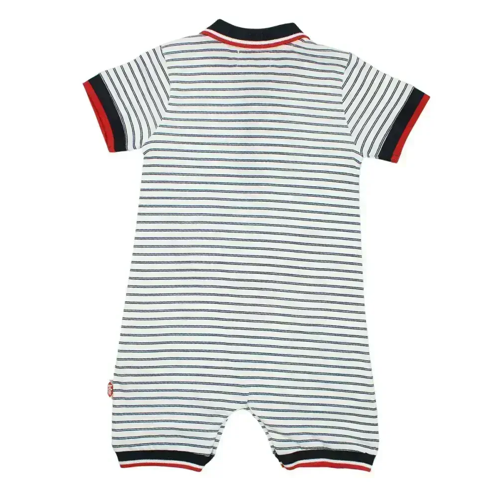 Chlapecký letní overal LEE COOPER Polo modrý proužek 62