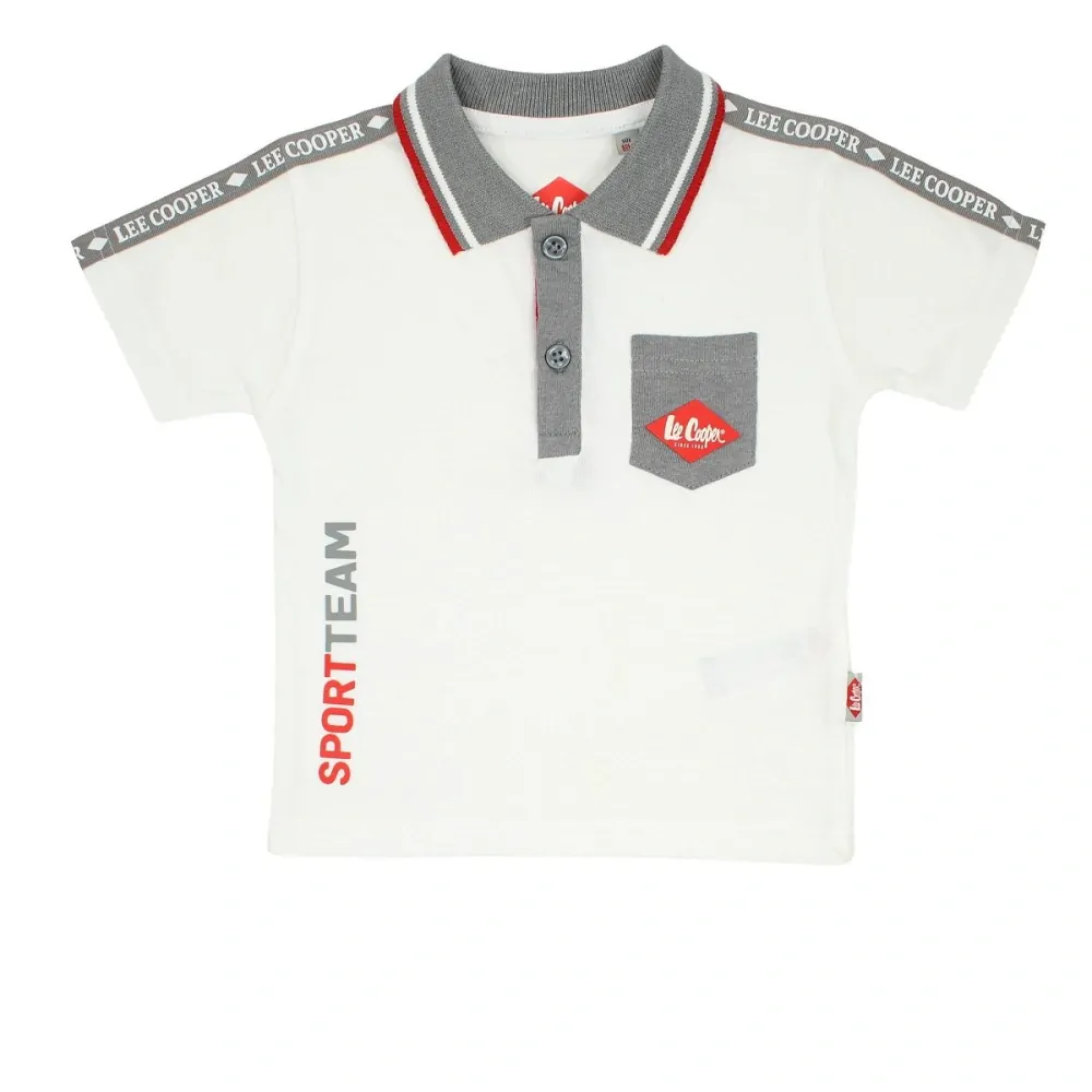 Chlapecká 2D letní souprava LEE COOPER bílá 62