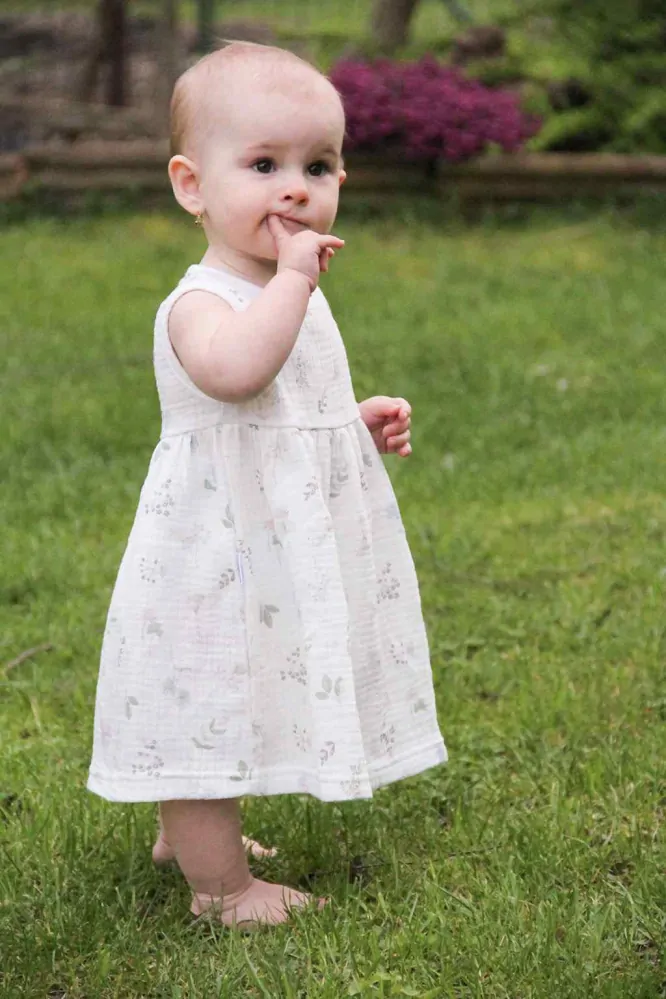 Kojenecké mušelínové šaty Zoe 62
