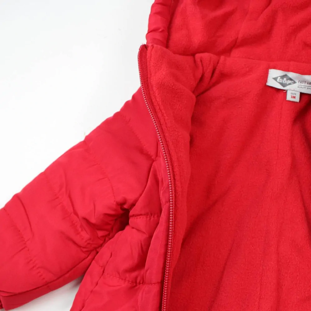 Kojenecká zimní kombinéza LEE COOPER červená 56/62