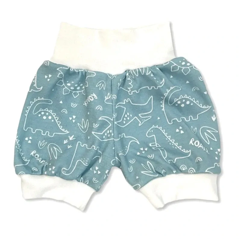 Kojenecké kraťasy Dino máta 68