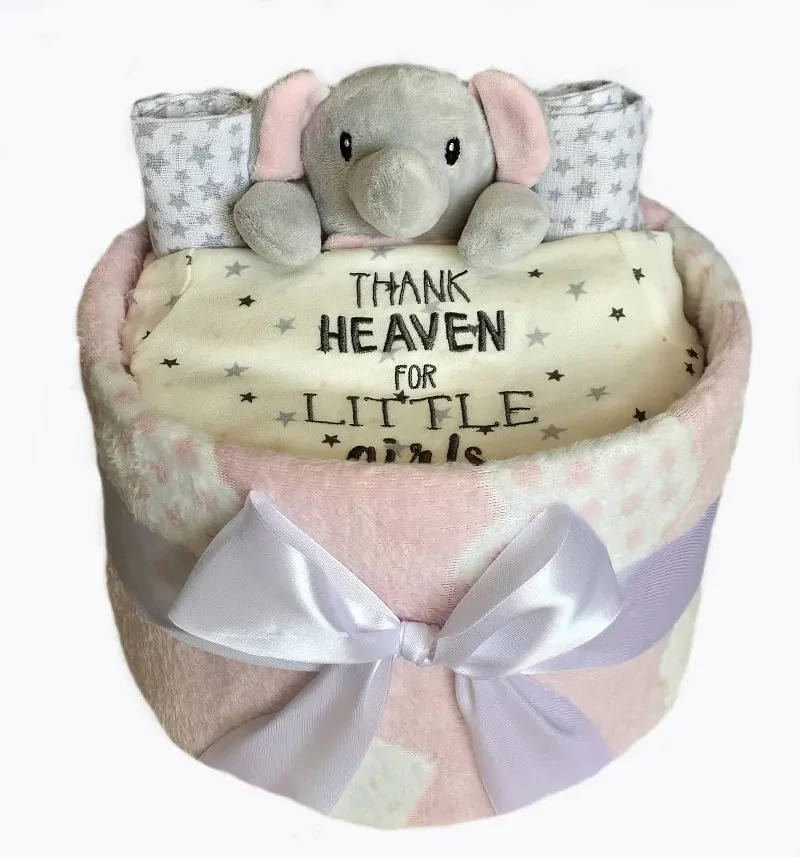 Dárkový balíček dortík Sloník girl 56/62