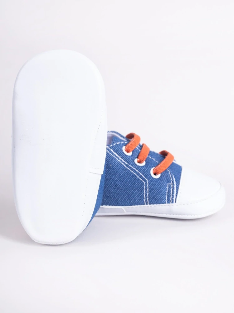 Kojenecké capačky jeans lvíček