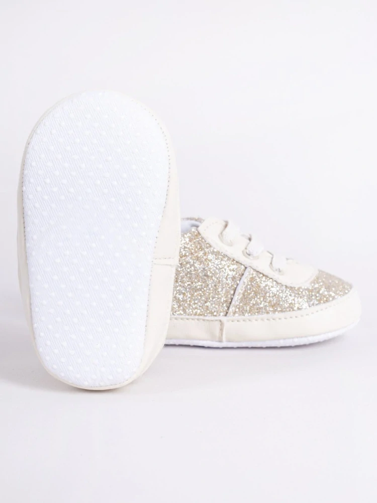 Kojenecké capačky - tenisky zlatá hvězdička