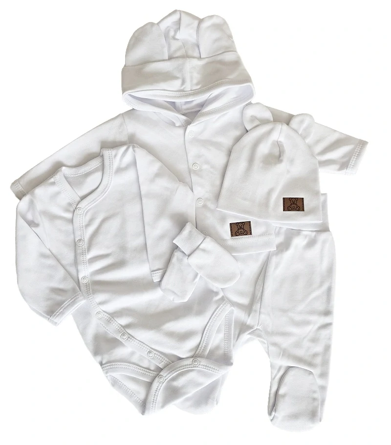 Kojenecká 5D souprava Brumlík bílá 44