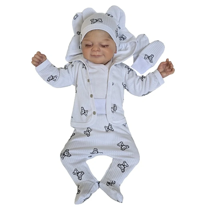 Kojenecká 5D souprava Brum Brumlík bílá 44