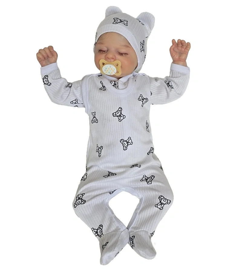 Kojenecká 2D souprava Brum Brumlík bílá 56