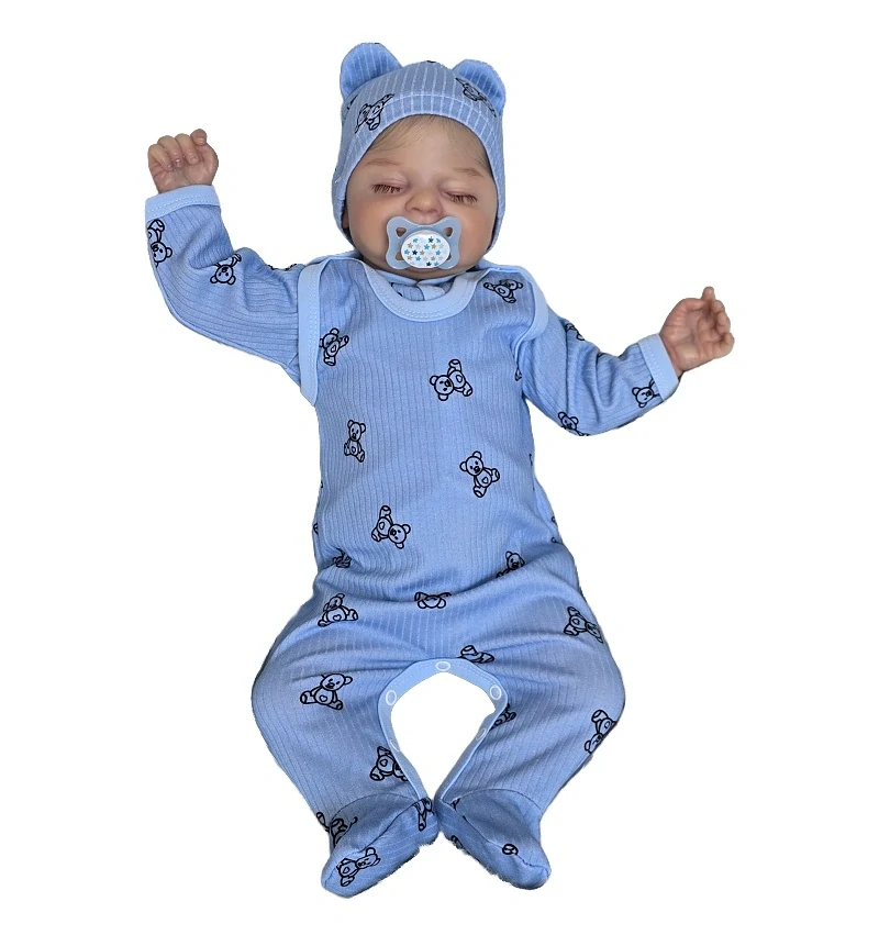 Kojenecká 2D souprava Brum Brumlík modrá 44