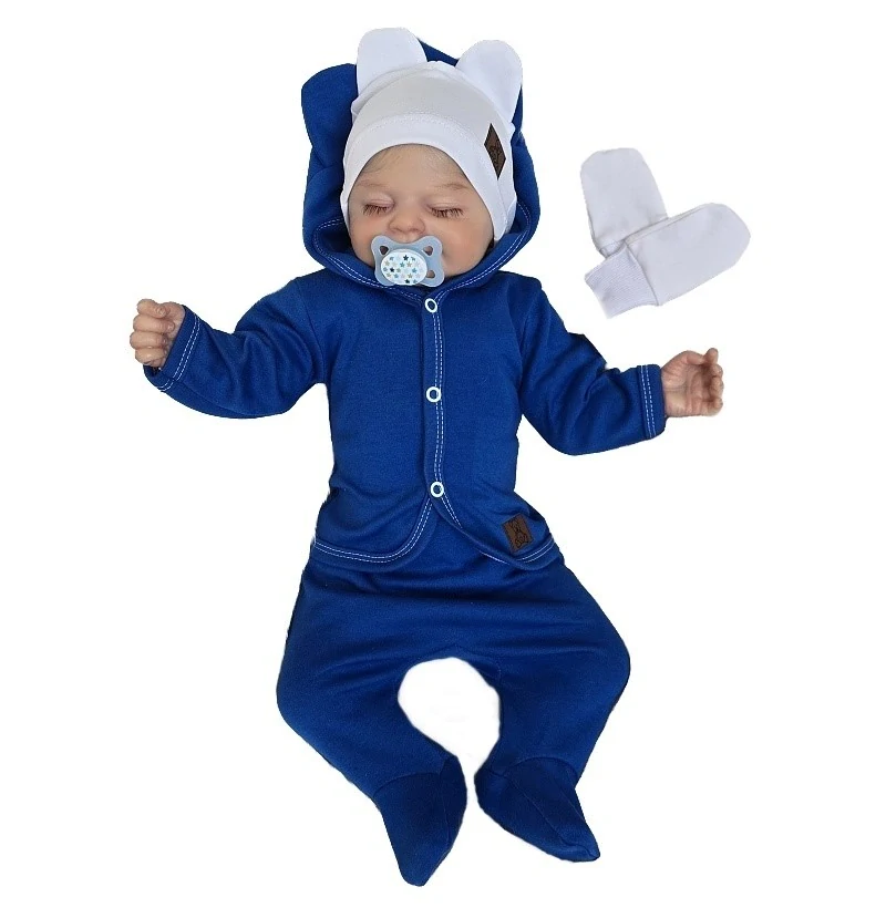 Kojenecká 5D souprava Brumlík modrá 48