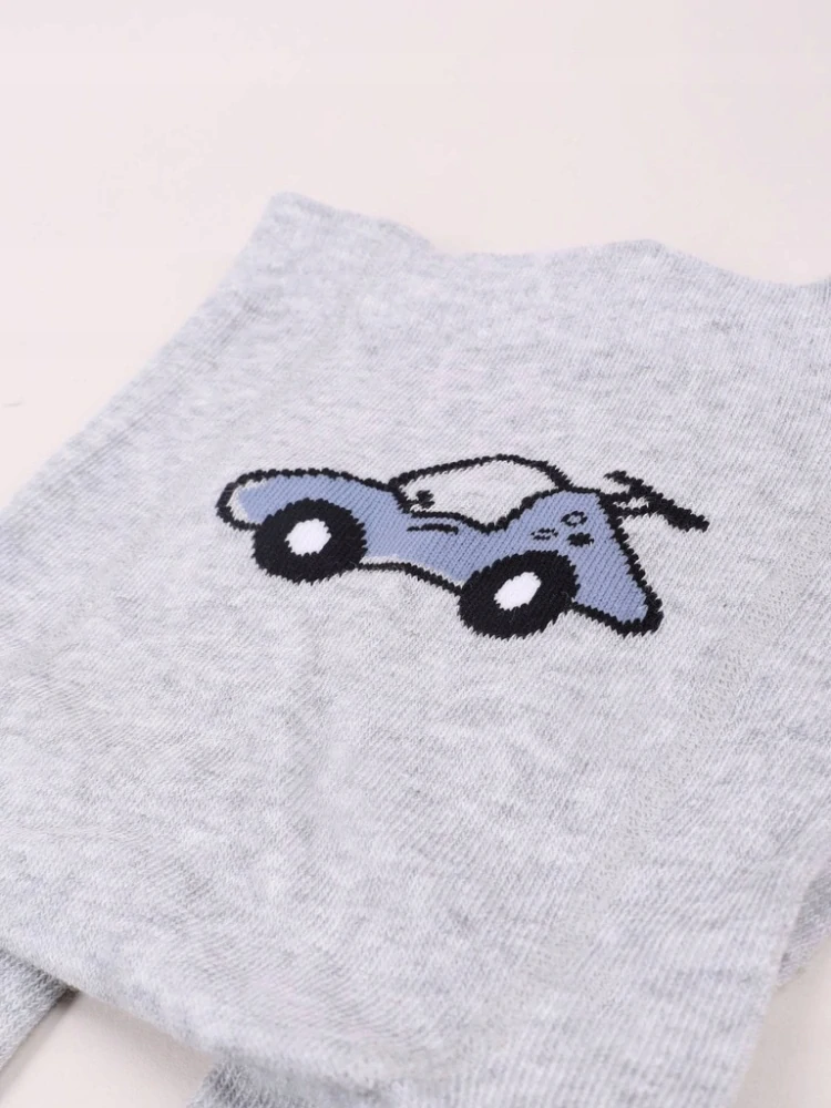 YO Dětské punčocháčky Auto šedá 92/98